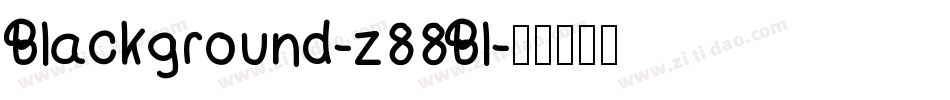 Blackground-z88Bl字体转换