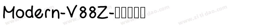 Modern-V88Z字体转换