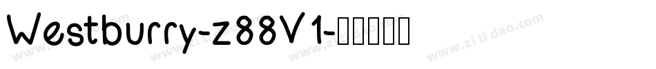 Westburry-z88V1字体转换