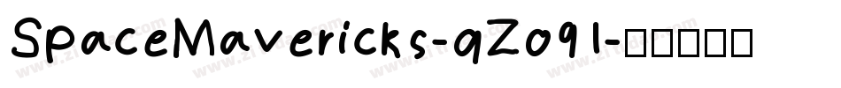 SpaceMavericks-qZo91字体转换