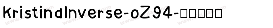 KristinaInverse-oZ94字体转换