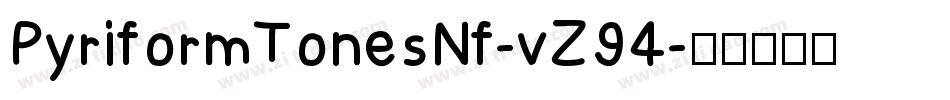 PyriformTonesNf-vZ94字体转换