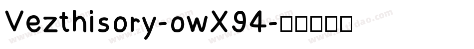 Vezthisory-owX94字体转换