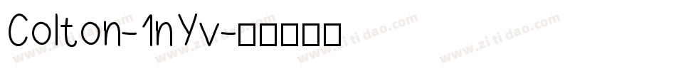 Colton-1nYv字体转换