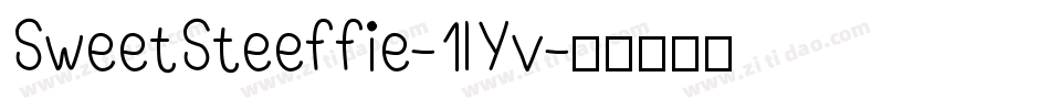 SweetSteeffie-1lYv字体转换