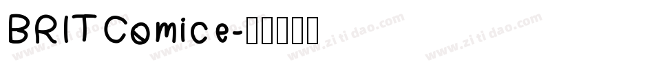 BRITComice字体转换