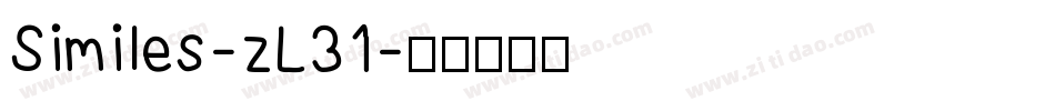 Similes-zL31字体转换