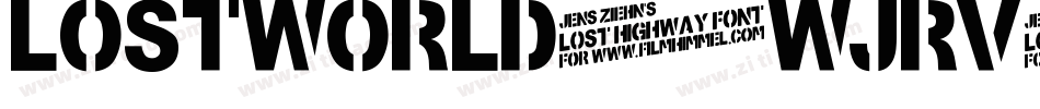 LostWorld-WJrv字体转换