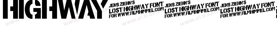 highway字体转换