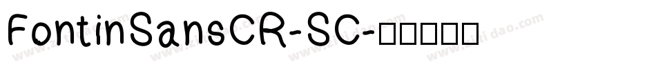 FontinSansCR-SC字体转换