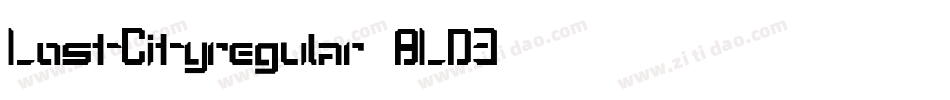 LostCityregular-BLD3字体转换