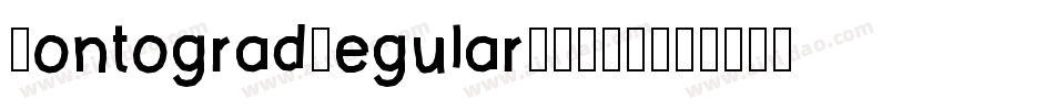 FontogradRegular-O136字体转换