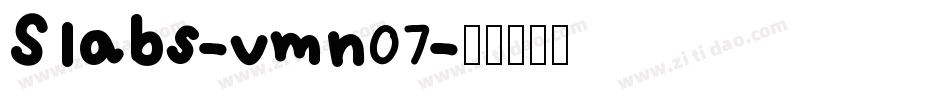Slabs-vmn07字体转换