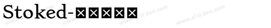 Stoked字体转换
