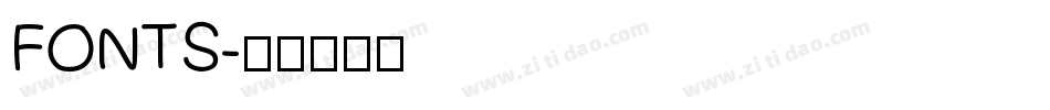 FONTS字体转换
