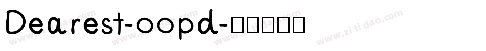 Dearest-oopd字体转换