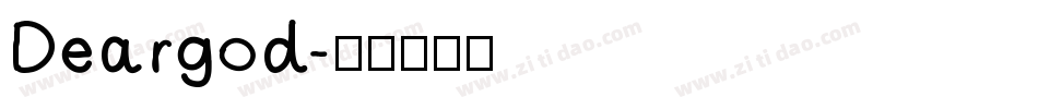 Deargod字体转换