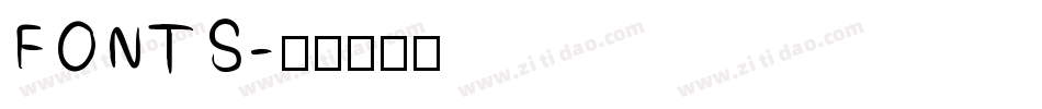 FONTS字体转换