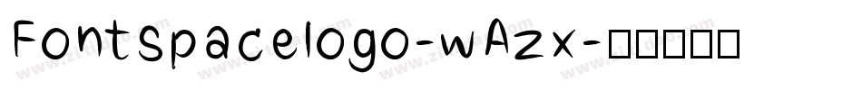 Fontspacelogo-wAzx字体转换