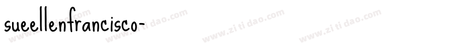 sueellenfrancisco字体转换