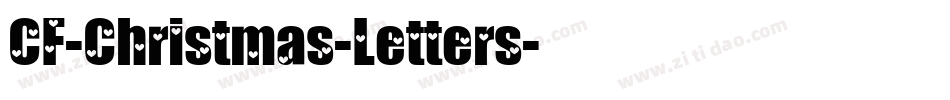 CF-Christmas-Letters字体转换