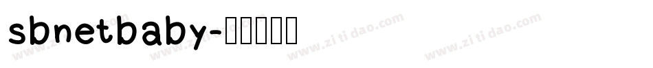 sbnetbaby字体转换