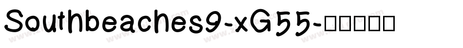 Southbeaches9-xG55字体转换