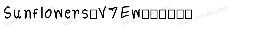 Sunflowers-V7Ew字体转换