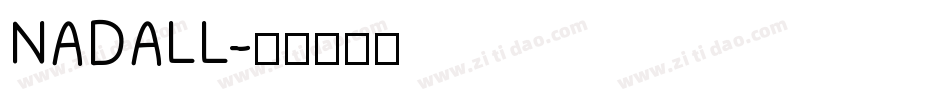 NADALL字体转换