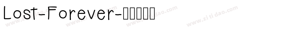 Lost-Forever字体转换