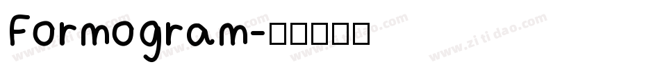Formogram字体转换