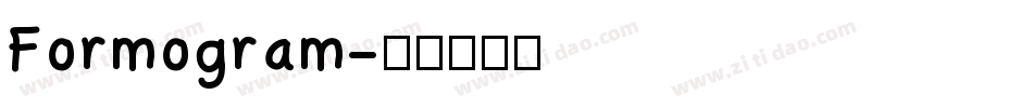 Formogram字体转换