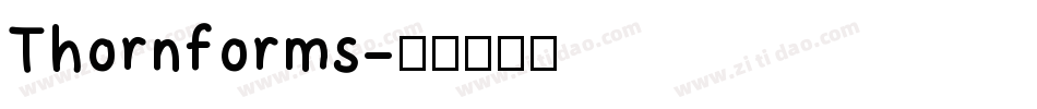 Thornforms字体转换