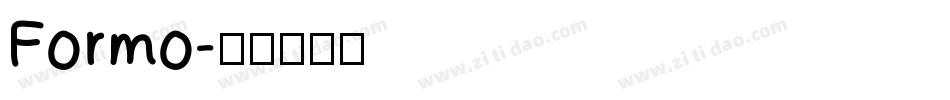 Formo字体转换