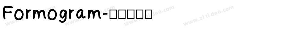 Formogram字体转换