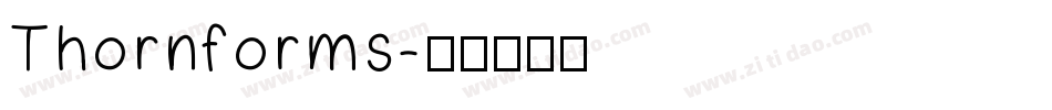 Thornforms字体转换