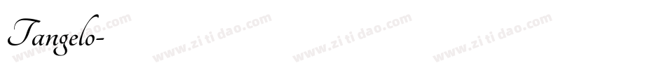 Tangelo字体转换
