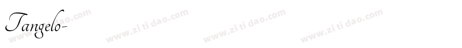Tangelo字体转换