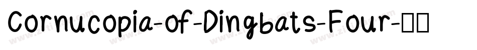 Cornucopia-of-Dingbats-Four字体转换