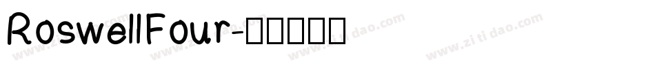 RoswellFour字体转换