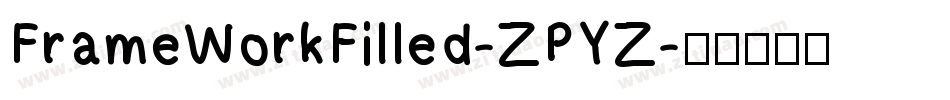 FrameWorkFilled-ZPYZ字体转换