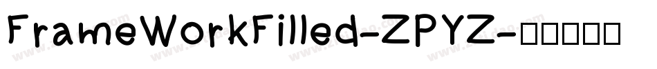 FrameWorkFilled-ZPYZ字体转换