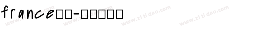 france字体字体转换