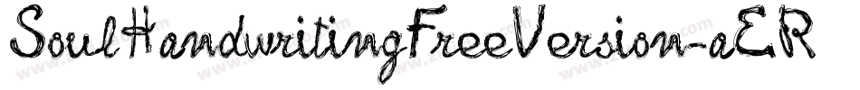 SoulHandwritingFreeVersion-aER5字体转换