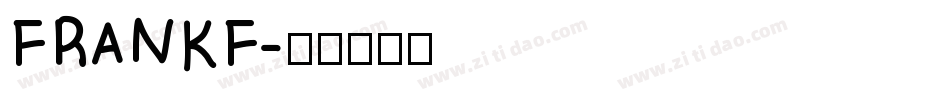 FRANKF字体转换