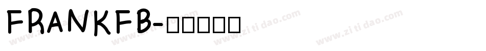 FRANKFB字体转换