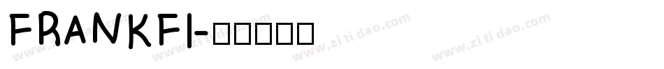 FRANKFI字体转换