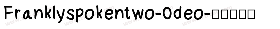 Franklyspokentwo-0deo字体转换
