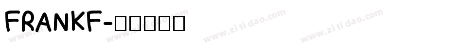 FRANKF字体转换