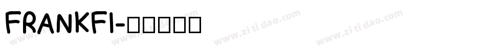 FRANKFI字体转换